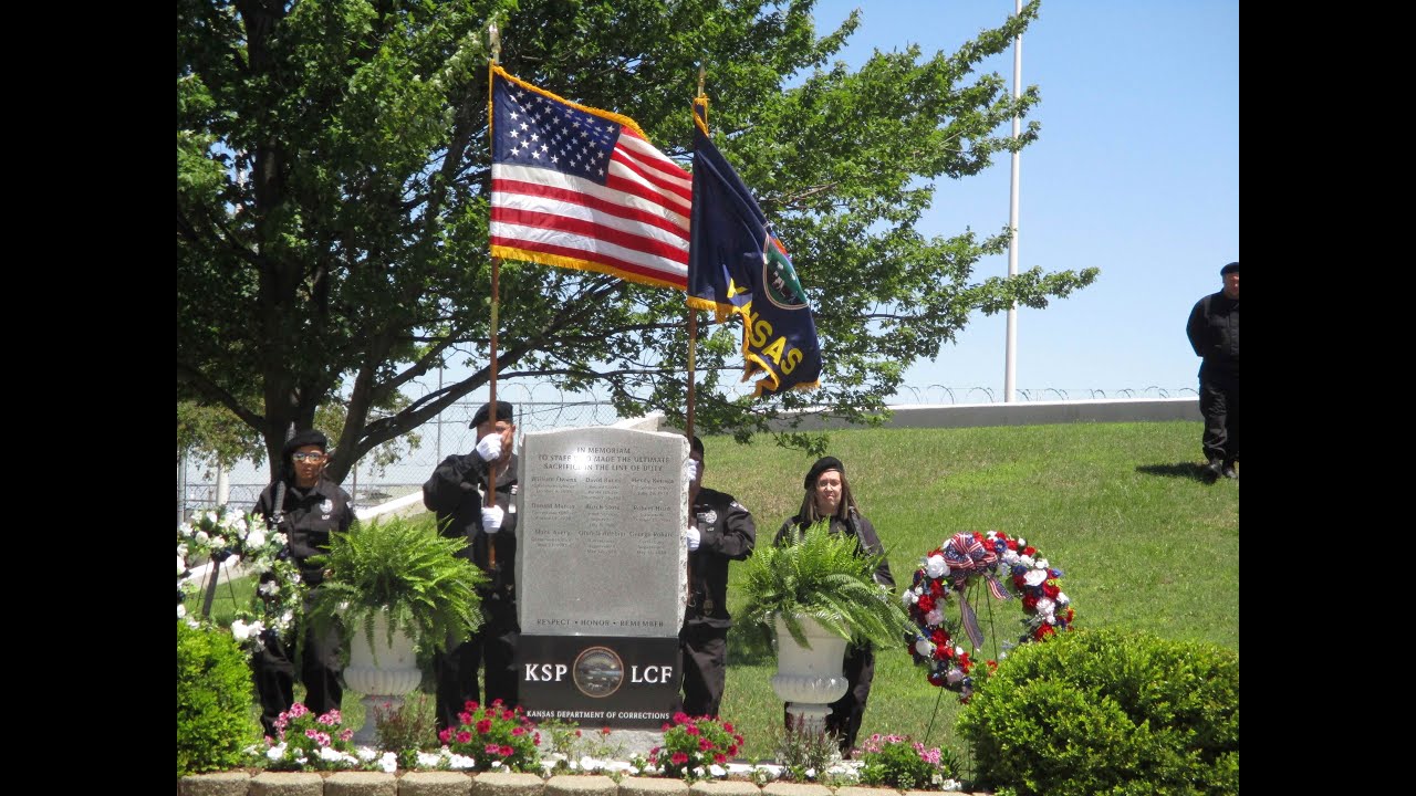 Lansing Correctional Facility’s Fallen Staff Memorial 05 09 2024